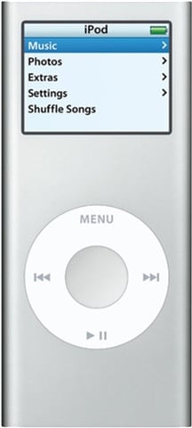 Apple iPod Nano 2nd Generation 2GB - Silver, C